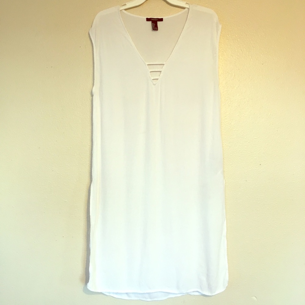 Dreamy White Shift Dress
